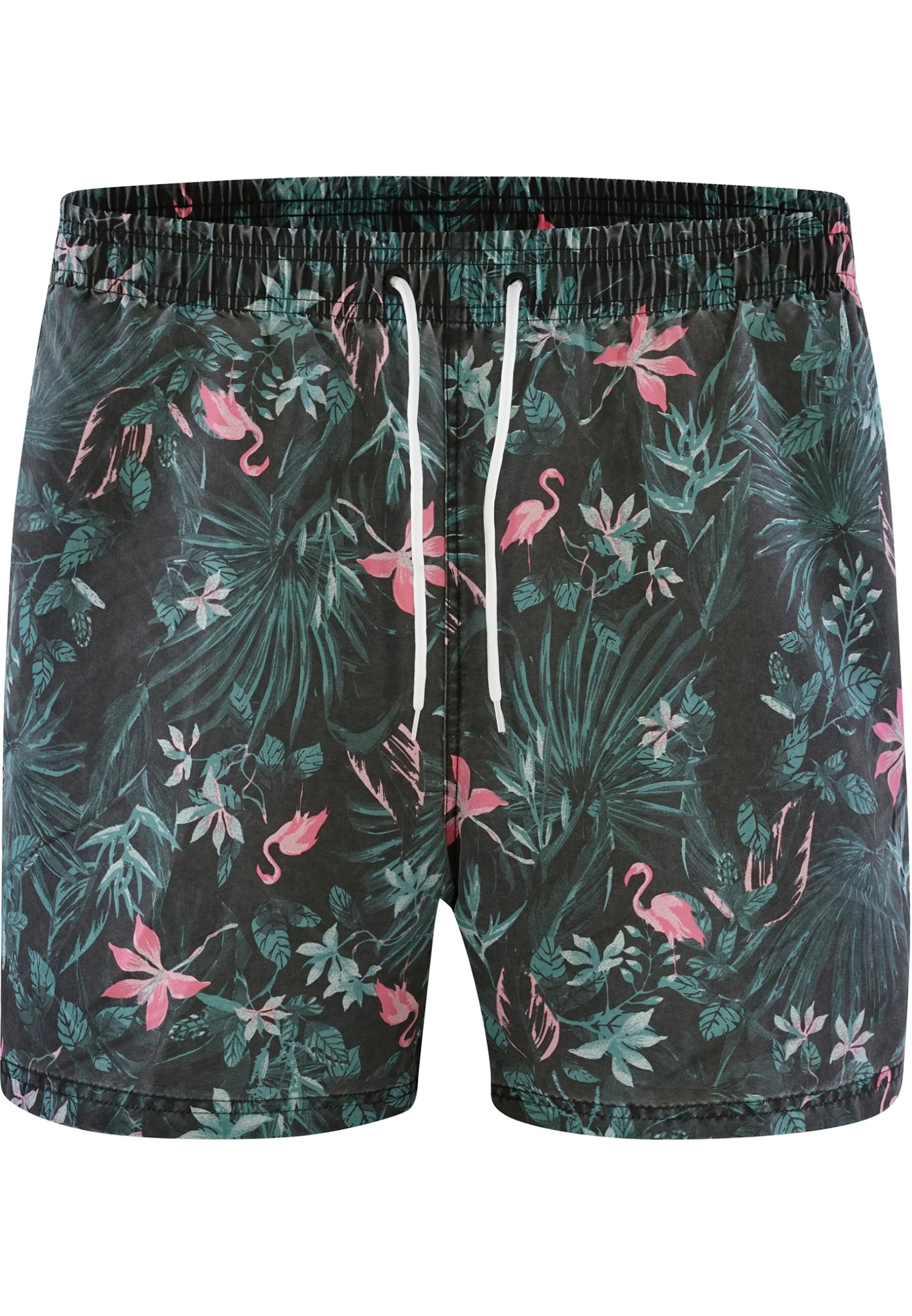 Tom Tailor Trissian - Zwemshorts - Khaki Flamingo Aop 1 Tom Tailor Trissian - Zwemshorts - Khaki Flamingo Aop