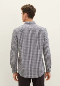 Tom Tailor Karriertes- Overhemd - Navy Lilac Small Check -Tom Tailor fff29a594d344596abe11b57c88d533d